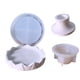 thumbnail image 1 of Yuarrent 2 moldes reutilizables con forma de copo de nieve para recipientes. Bandeja desmoldante, limpia y perfecta para velas, jabón, velas Artesanía molde de arbol de navidad, 1 of 6