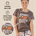 thumbnail image 2 of LazyOne Pajamas for Women, Cute Pajama Pants & PJ Tee Separates, Almoose Asleep, 2 of 7