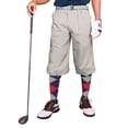thumbnail image 1 of Taupe Microfiber Golf Knickers ( Plus Fours) for Men - 46", 1 of 3