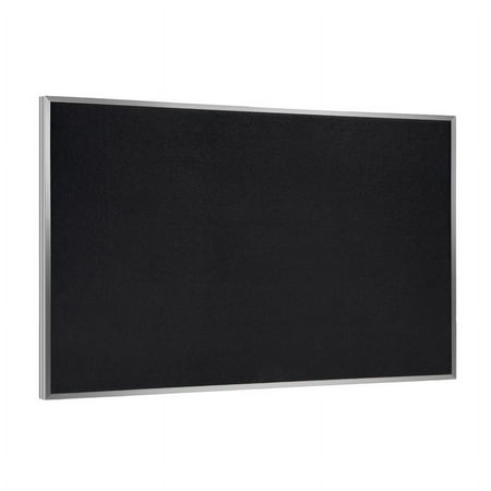 UPC: 0014935077013 | Ghent s 2  x 3  Rubber Bulletin Board with Aluminum Frame in Black