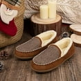 thumbnail image 7 of Zizor Women's Fuzzy Moccasin Slippers Memory Foam Cozy House Shoes, 7 of 7