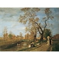 thumbnail image 3 of Tina Blau 18x14 Black Modern Framed Museum Art Print Titled - Spring in Prater (1882), 3 of 5