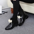 thumbnail image 6 of NOKIO Women'S Fashionable Waterproof Ankle Boots Women Rain Shoes Cute Bow Knot Low Tube Water Shoes Overshoes Rubber Shoes Waterproof Women Rain Boots Women'S Wide Calf Rain Boots, 6 of 7