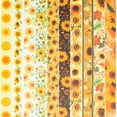 thumbnail image 6 of YUBX Sun Flowers Washi Tape Set 10 Rolls Orange Yellow Floral Decorative Masking Tapes (Sunflowers), 6 of 7