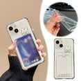 thumbnail image 3 of Transparent Cartoon Rabbit Printed Mobile Cover Compatible with No.14 Transparent Phone Cover for Fans and Mobile Enthusiast, 3 of 7