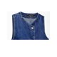 thumbnail image 5 of HH TRAF 2024 Pantalones vaqueros de moda de verano para mujer, trajes de tendencia, chaleco corto, top + pantalón largo de pierna ancha para mujer, 5 of 5