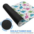 thumbnail image 6 of Long Mouse Pads for Desk,White Cartoon Dinosaurs Desk Mats on Top Of Desks, Desk Mouse Pad Extra Large with 3mm Non-Slip Base and Stitched Edge for Gaming,Office,Work,Home 35.4"x15.7", 6 of 6