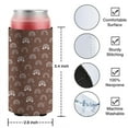 thumbnail image 4 of 2 Pieces Can Cooler Sleeves Insulated Collapsible Beer Can Sleeve Rainbow Brown Can Cooler Sleeve for Energy Drink & Beer, 4 of 4