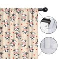 thumbnail image 4 of Blackout Kids Curtains,Beige Cow Heart Pattern Childrens Insulated Curtains Set Of 2,Bedroom Essentials,Toddler Room Decor 42x54in(106x137cm), 4 of 5