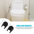 thumbnail image 3 of Homoyoyo 2pcs Toilet Water Valve Black PVC for Easy Installation Homeowners, 3 of 6