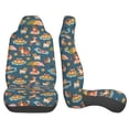 thumbnail image 3 of Sikiie Beach Dog Car Seat Protector 2 Pack Car Seat Cushion Mat, Car Seat Covers for SUV, Truck, Van, 3 of 7
