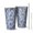 Blue Daisy Flower-2, variant on 16oz Tumblers Blue Daisy Flower Pattern Stainless Steel Vacuum Insulated Double Wall Travel Tumbler Cups Mug with Lid and Straw,Cleaning Brush for Coffee,Tea