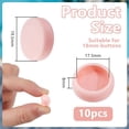 thumbnail image 2 of 10Pcs Pink Button Covers, 2 of 5