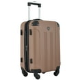 thumbnail image 4 of Travelers Club 20" Expandable Rolling Hard Side Carry-on Luggage, Mocha Brown, 4 of 11