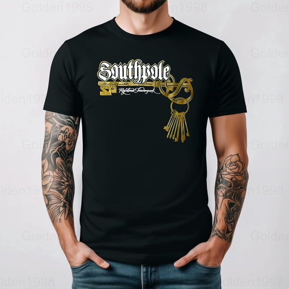 Southpole Y2K Vintage Grunge Cyber Goth Graphic Streetwear Graphic Tee,for men & women up to 5XL