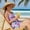 Purple, variant on Girls' 2-Piece Swimsuit Set - Criss Cross Ruched One Piece Bathing Suit with Mesh Cover Up Skirt, Adjustable Straps Swimwear for Beach Pool (Ages 7-16 Years)