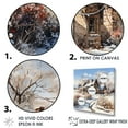 thumbnail image 3 of Designart "Winter Charm Of The Barn I" Barn Canvas Prints, 3 of 7