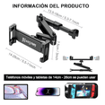 thumbnail image 2 of Soporte Tablet  Bloosom Coche Auto Base Para iPad Celular Ajustable Negro, 2 of 5