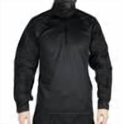 Men's Combat Shirt Tactical Quarter Zip Long Sleeve Military Shirts Outdoor Workout Camo Pullover Top with Pockets