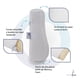 thumbnail image 4 of Memory Foam | Almohada Curva  Almohada Duerme de Lado o Boca Arriba - Blanca  Hecha 100%, 4 of 6