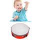 thumbnail image 4 of Kids Tambourine Drum Solid Wood Ergonomic Handle Pleasant Sound Tambourine Music Educational Instrument 7 Inch, 4 of 4