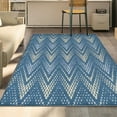 thumbnail image 2 of Arete Geometric Indoor Area Rug by Blue Nile Nills - 2.6' x 8', Blue, 2 of 4