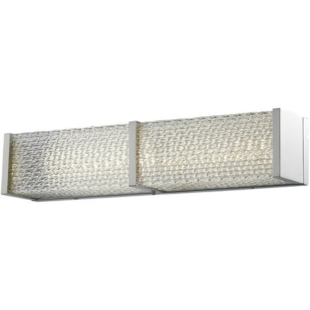

Wall Sconces 1 Light Fixtures With Brushed Nickel Finish Integrated Bulb Type 24 30 Watts