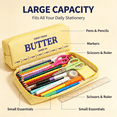 thumbnail image 3 of Clearance Butter Pencil Case, Soft Pencil Pouch for College S*chool Supplies, Pencil Box with Zipper for Teens G*irls B*oys Adults, Back to S*chool Essentials Gift, 3 of 6