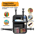 thumbnail image 2 of Organizador Para Asiento Bloosom  Trasero Auto Coche Mesa Bolsa 2 Pzs Negro, 2 of 4