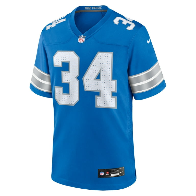 Men's Nike Alex Anzalone Blue Detroit Lions Game Jersey - Walmart.com