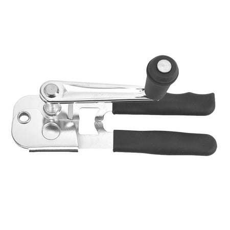 

Zhouqiannn Stainless Steel Manual Can Opener Multifunctional Heavy Duty 360 Hand Crank with Comfortable Grip Kitchen Gadgets Hand to Open Things Jar Rabbit Metal Opener Can Top Jar Openers Rubber Non