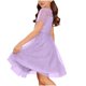 thumbnail image 5 of Vestido Largo Casual Vestido Casual de Polka de Moda para Niños con Falda de la Princesa de Manga Corta de Malla Y Falda de Gasa de Malla Vestido de la Princesa Del Bebé, 5 of 6