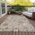 thumbnail image 6 of Addison Rugs Chantille Indoor/Outdoor Traditional Oushak Taupe Washable Rectangle Rug, 3' x 5', 6 of 6