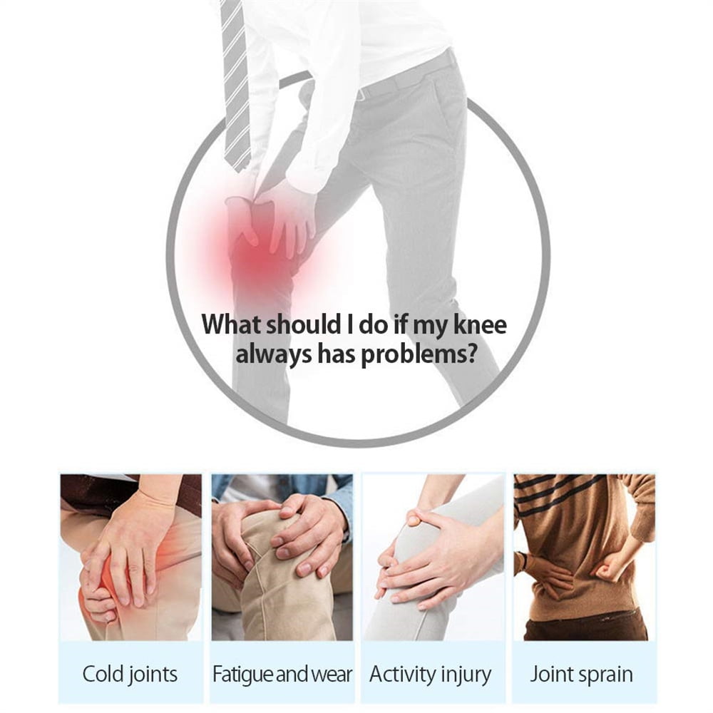 NOGIS 2 Pairs Self-Heating Knee Braces, Self-Heating Knee Braces Warm Knee Pads Sleeves Knee Brace Support for Knee Injury & Muscle Pain Relief Men and Women, Black