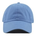 thumbnail image 2 of Newhattan Plain 100% Cotton Hat Men Women Adjustable Baseball Cap, 2 of 2