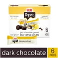 (6 Pack) Dole Dark Chocolate Frozen Banana Dippers, 1.55 oz - Walmart.com