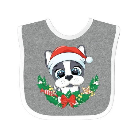 

Inktastic Christmas Puppy Gift Baby Boy or Baby Girl Bib