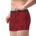 thumbnail image 4 of Bingfone Christmas Red Snowflakes Men'S Underwear - Casual Stretch Boxer Briefs-Large, 4 of 9
