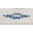 thumbnail image 4 of 2â€™ x 4â€™ Navy and Ivory Tribal Pattern Area Rug, 4 of 8