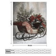 thumbnail image 2 of RKSupls Christmas Throw Blanket,Soft Warm Fannel Santa's Sleigh Blankets Gift for Home Bed Sofa Couch Decor,40x50 in, 2 of 9