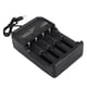 thumbnail image 1 of Cargador De Batería De Iones De Litio De 4 Bahías, Protección Contra Sobretensión Portátil Universal, Cargador De Batería Inteligente Para El Hogar, 1 of 7