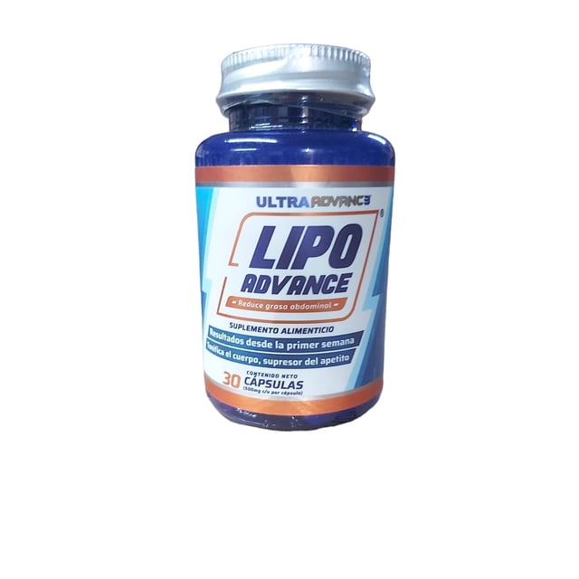 Lipo Advance reforzado con Forskolina 30 caps 500 mg c/u Ultradvance Bote