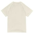 thumbnail image 6 of FORMRS Boys Rash Guard with Short Sleeves UPF 50+ Swim Shirts Sizes 3-12T, Beige Abstract Dots, 6 of 6
