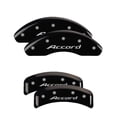 thumbnail image 3 of MGP 4 Caliper Covers Engraved Front Accord Engraved Rear Accord Black finish silver ch Fits select: 2008-2012 HONDA ACCORD EXL, 3 of 7