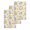 Yellow, variant on Easter Colorful Eggs Kitchen Dish Towels for Drying Dishes Set of 3, Spring Flowers Leaves Country Plants Yellow Waffle Weave Microfiber Hand Tea Bathroom Towels Quick Dry & Absorbent Towel 15.7x23.6