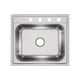Photo 1 of Elkay Drop-In Stainless Steel 25 in. 4-Hole Single Bowl Kitchen Sink HDSB252294