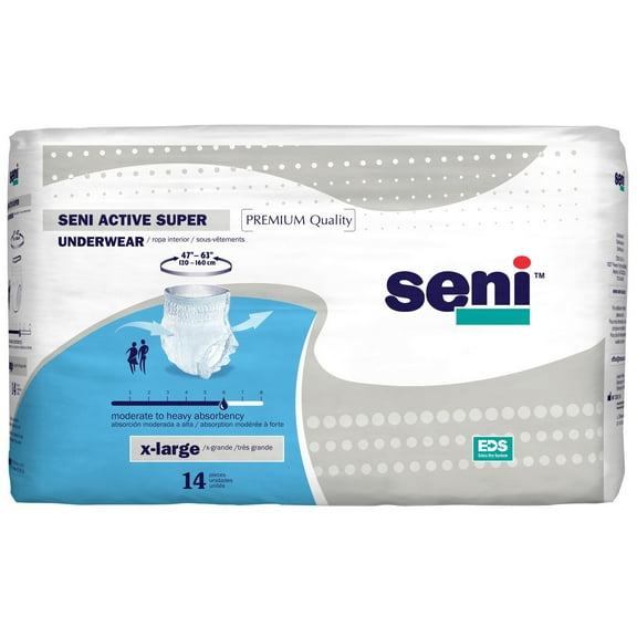 Seni Active Super Adult Underwear Moderate Absorbency