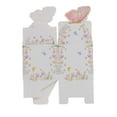 Efavormart 25 Pack White Pink Glitter Butterfly Top Party Favor Boxes ...