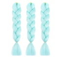 thumbnail image 1 of Qarigey Extensiones de cabello de colores, peluca bonita exquisita reutilizable, trenzas sintéticas resistentes al calor, accesorios de peluquero, Accesorio para el cabello Cielo azul Qarigey AP012968-03, 1 of 6