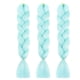 thumbnail image 1 of Sonducket Extensiones de cabello de ganchillo estilo trenzado, peluquín reutilizable extraíble, peluca bonita, trenzas sintéticas, accesorios de Accesorio para el cabello Cielo azul Sonducket AP012968-03, 1 of 6